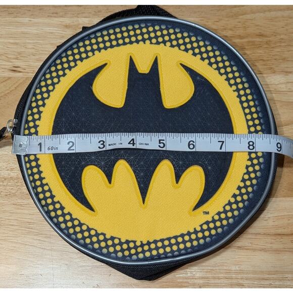 DC Comic Book Batman Lunch Box Black & Yellow Insulated Durable School Lunch Bag - Picture 3 of 9